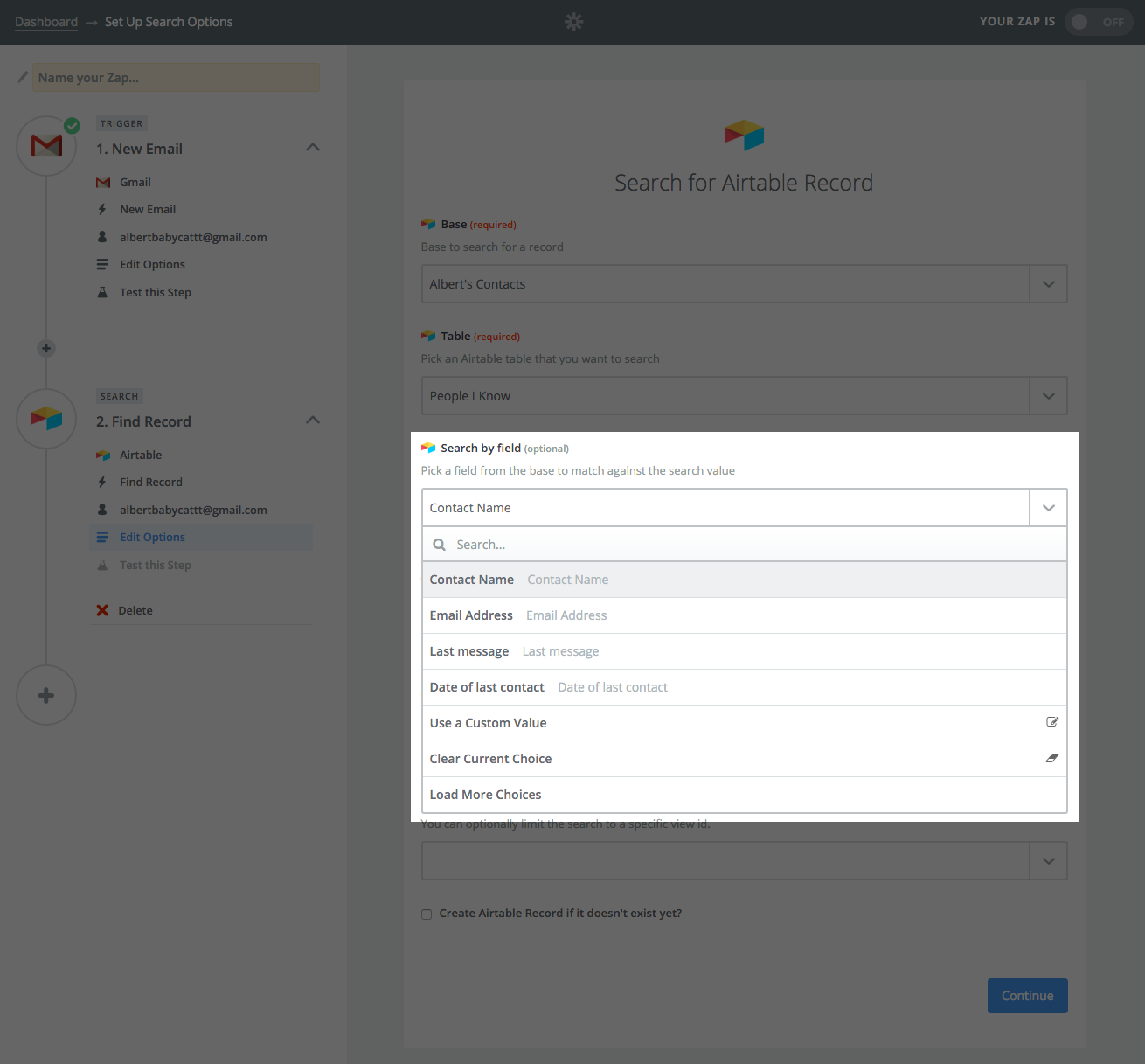 docusign airtable zapier