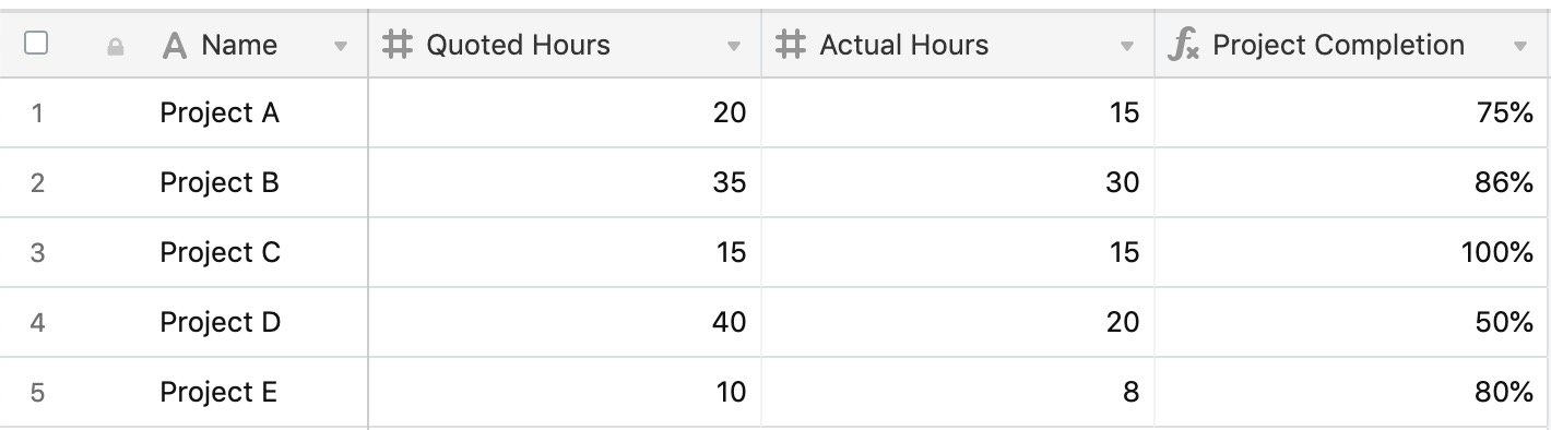 airtable search formula