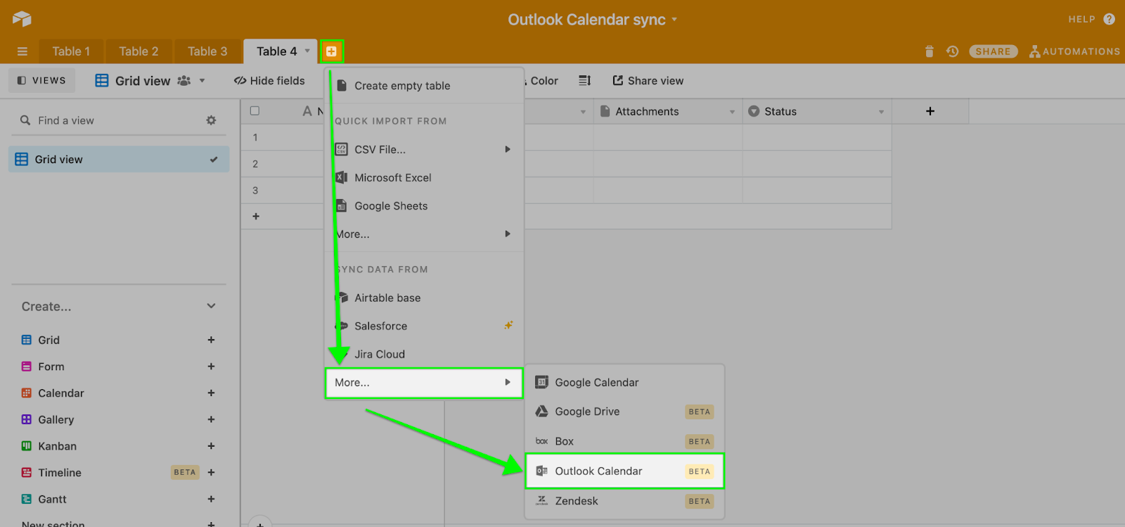 Airtable Sync Integration Outlook Calendar Airtable Support