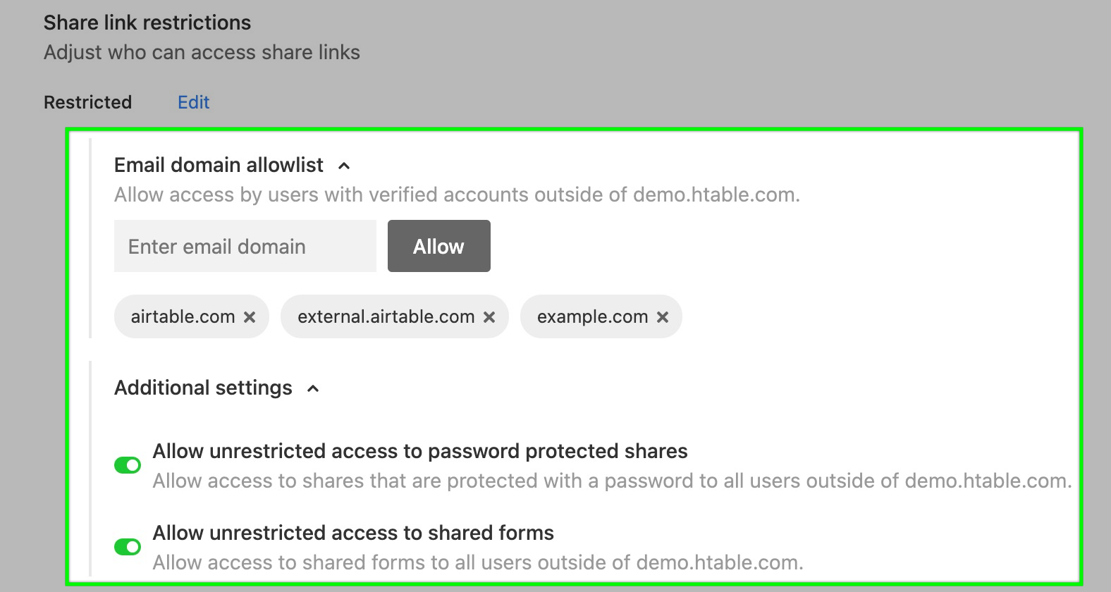 admin_panel_settings_share_links_restricted