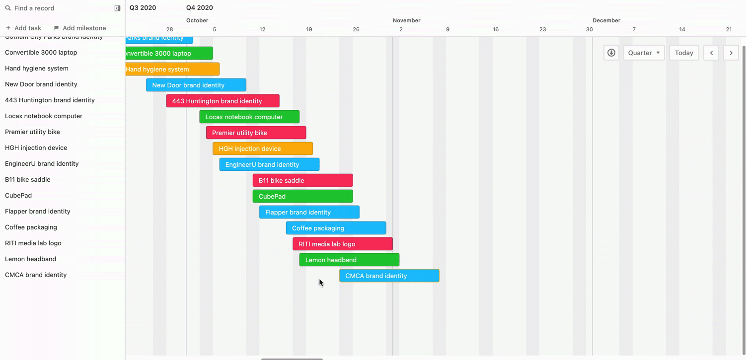 gantt_view_delete_record