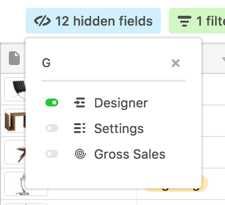 Airtable grid view